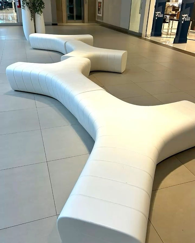 Banca modelo Jet Lag para centros comerciales