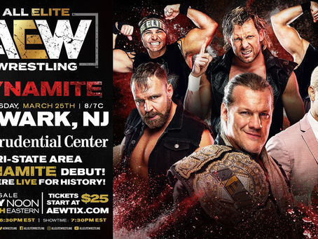 AEW DYNAMITE Comes To Newark, NJ March 25th