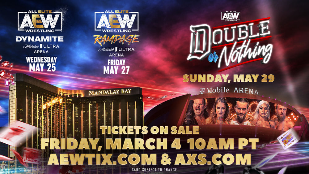 AEW Returns To Las Vegas For Memorial Day Tripleheader