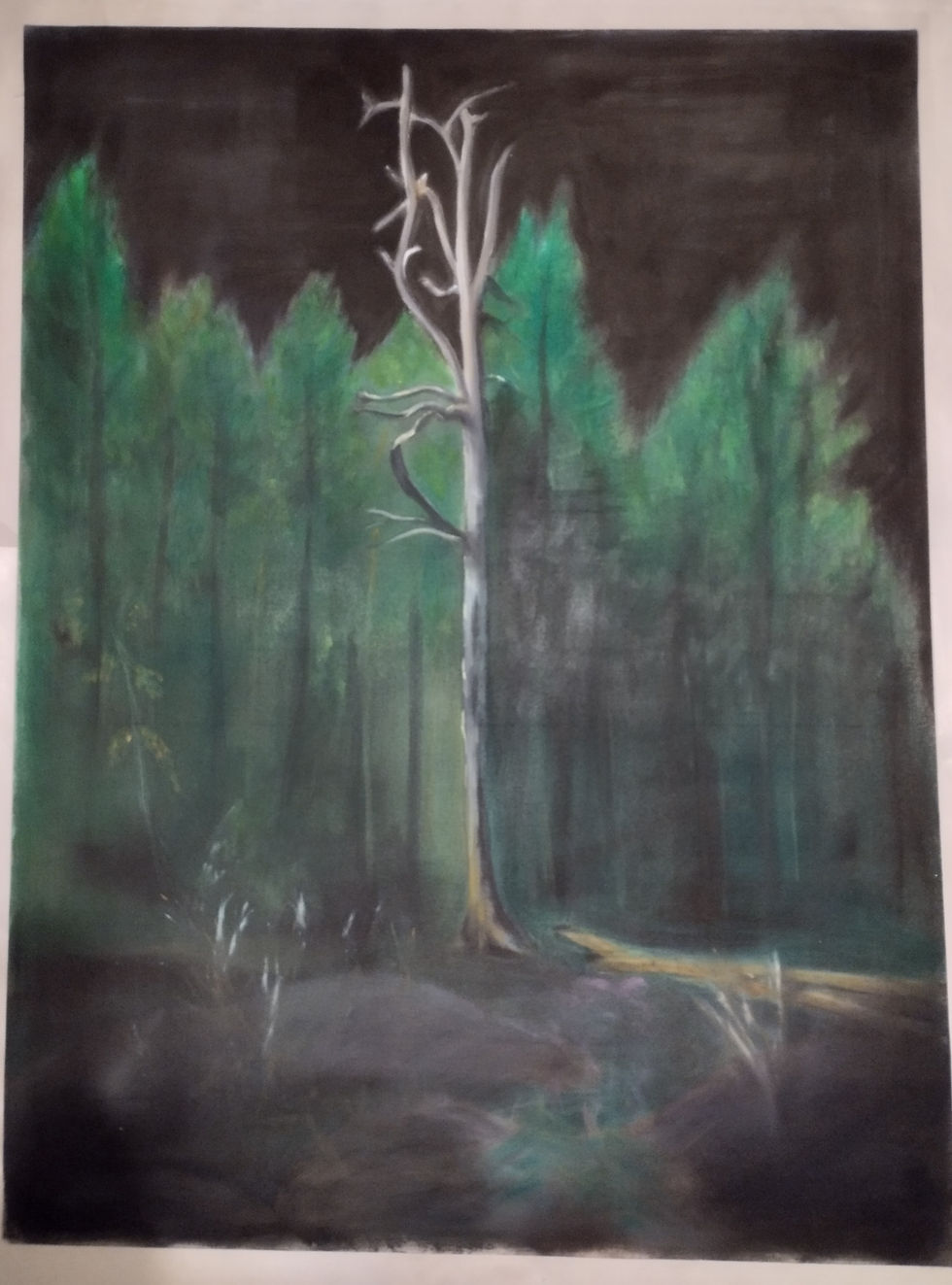Somewhere between, 2022 oil on canvas