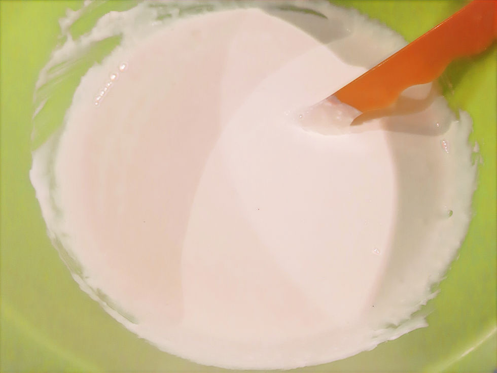 Mélange chantilly - crème mascarpone coco