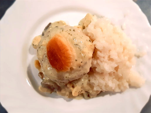 Bouchées à la reine aux quenelles de saumon