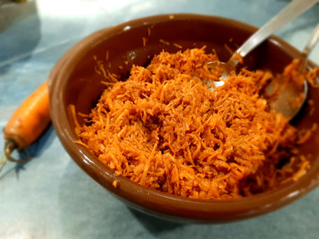 Carottes râpées au vinaigre balsamique