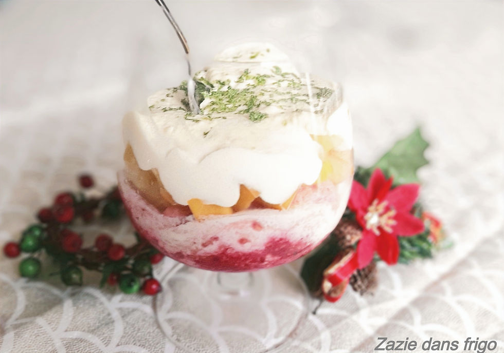 Tiramisu exotique en verrine