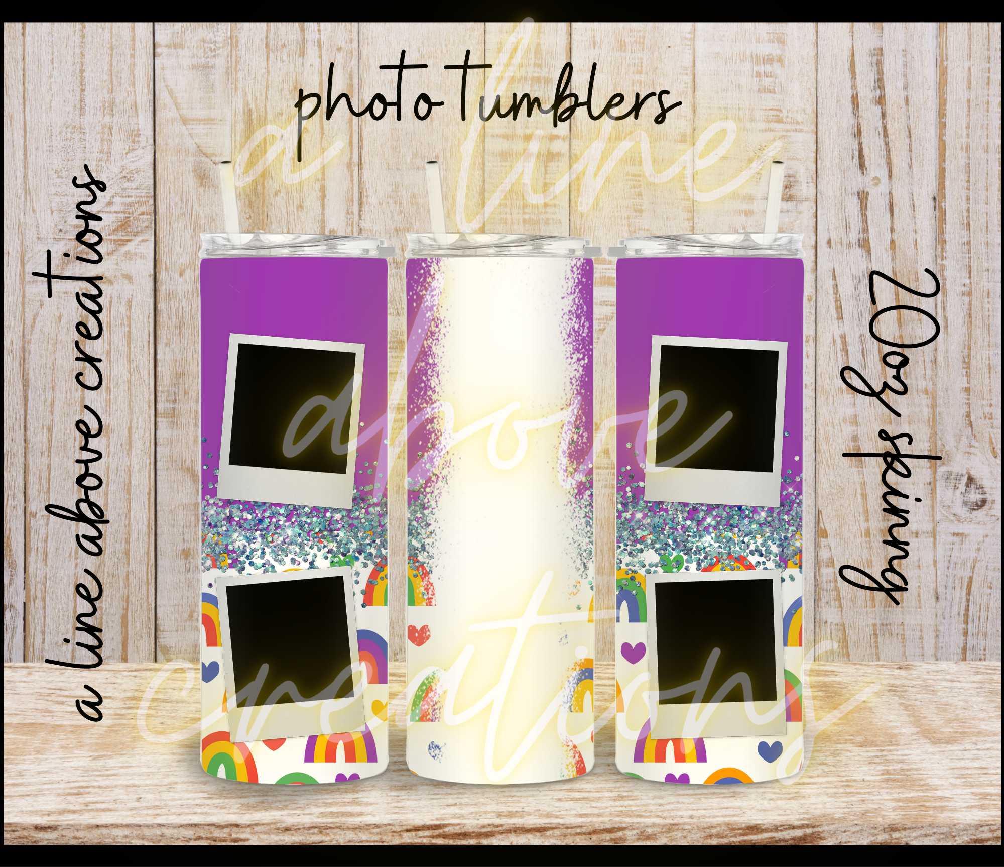 Photo Customizable 20 oz Sublimation Tumbler, Gift for Him, Gift for He
