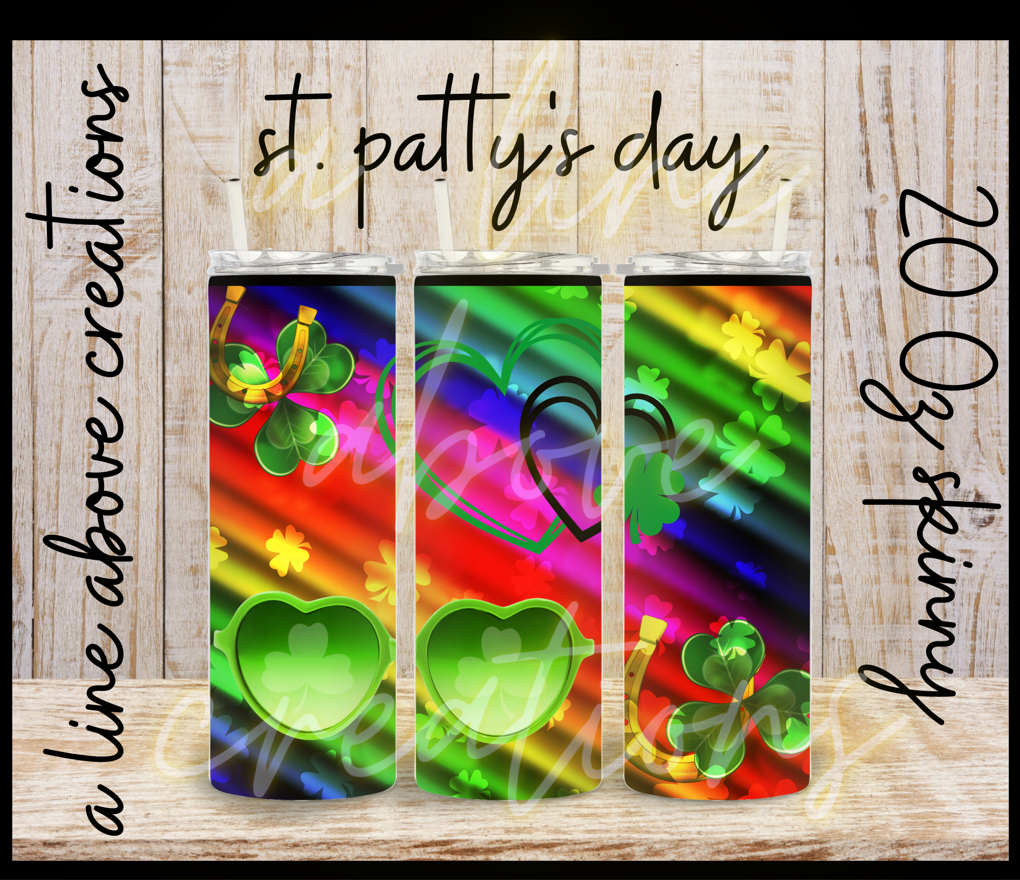 St. Patrick's Day Sublimation Tumbler, Gift for Him, Gift for Her