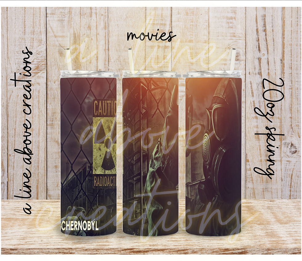 Thumbnail: Chernobyl Movie/Tv Series 20oz  Sublimation Tumbler, Gift for ,Him, Gift for Her