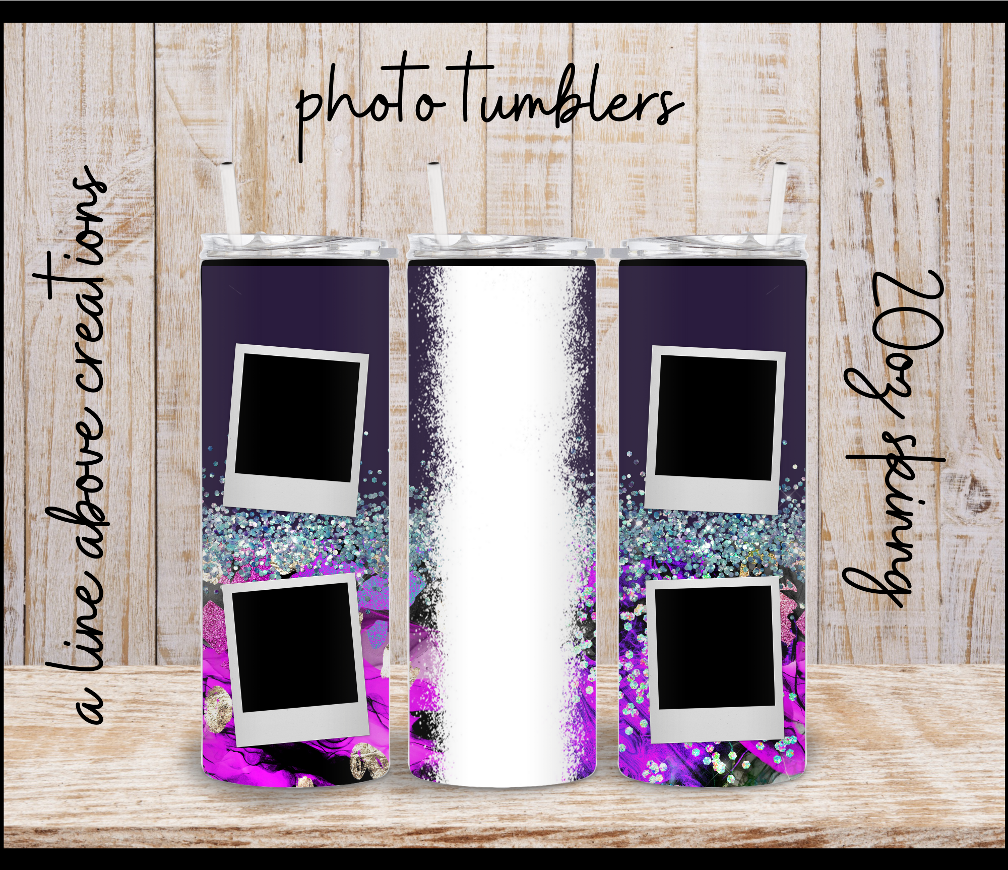 Photo Customizable 20 oz Sublimation Tumbler, Gift for Him, Gift
