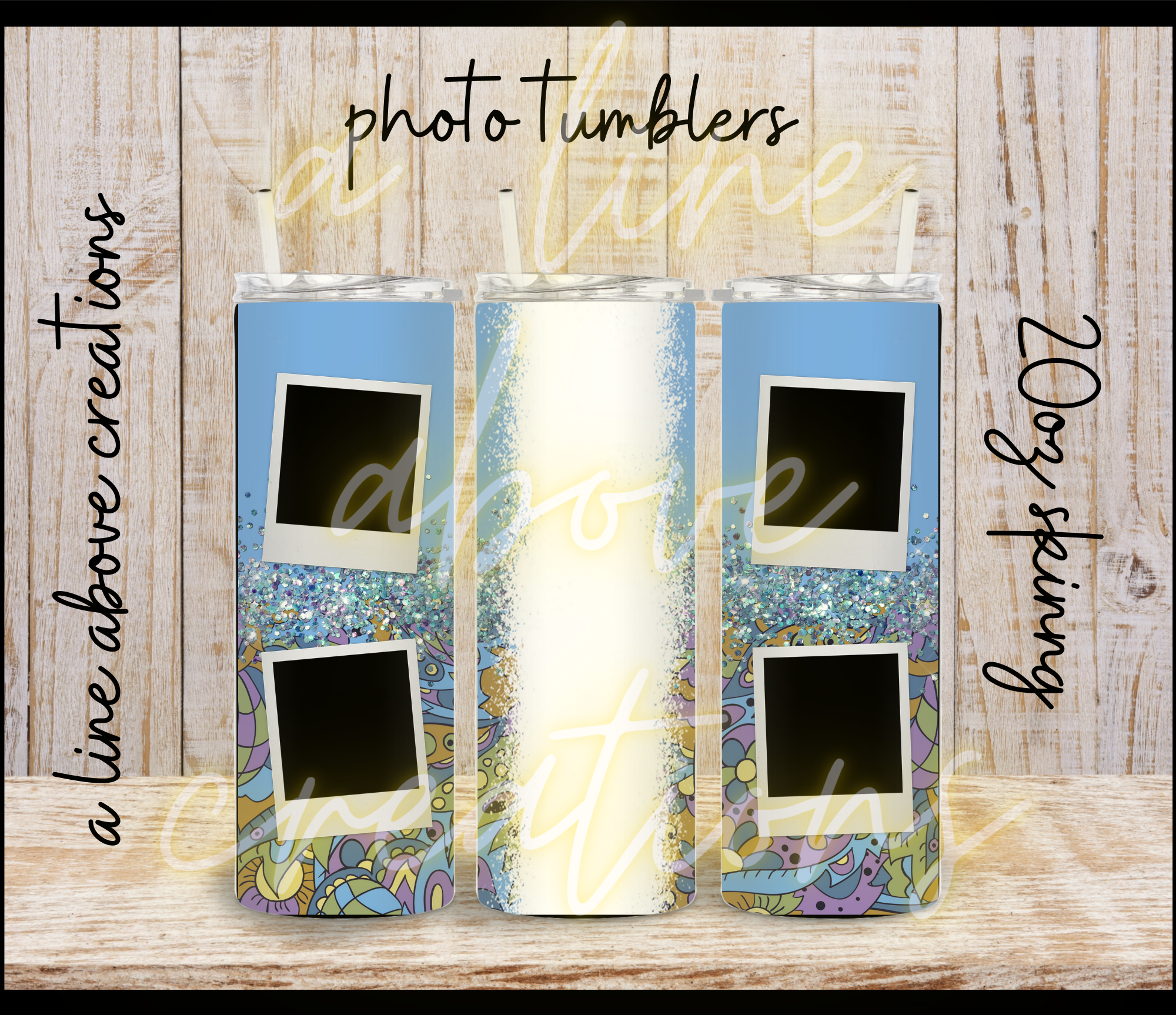 Photo Customizable 20 oz Sublimation Tumbler, Gift for Him, Gift for He