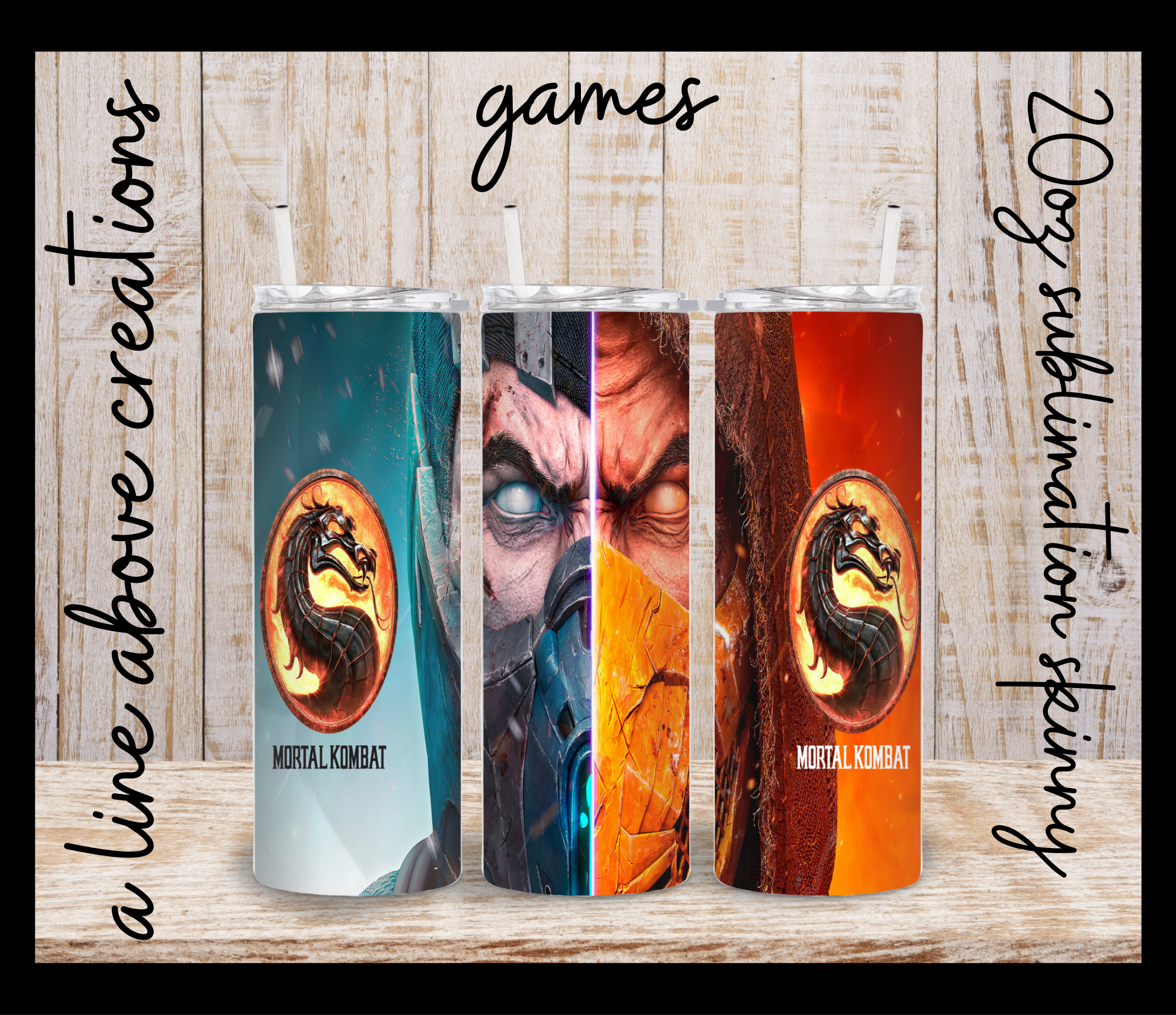 Games Sublimation Tumbler, Gift for Him, Gift for Her