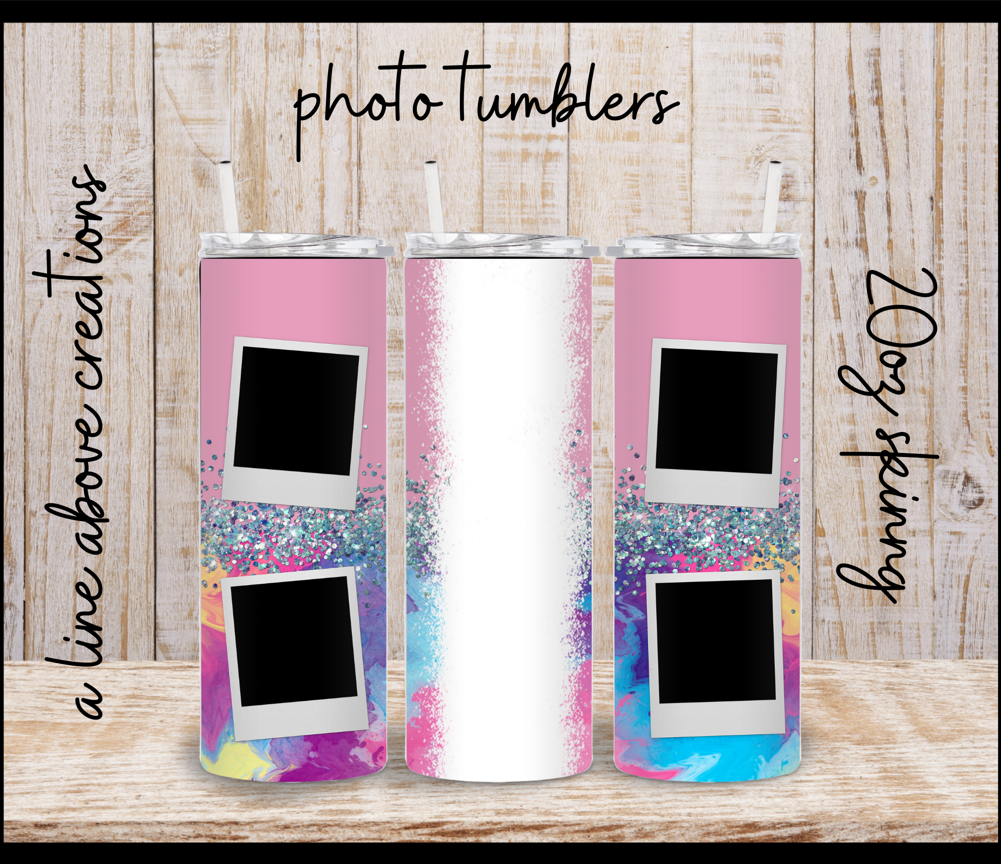 Photo Customizable 20 oz Sublimation Tumbler, Gift for Him, Gift