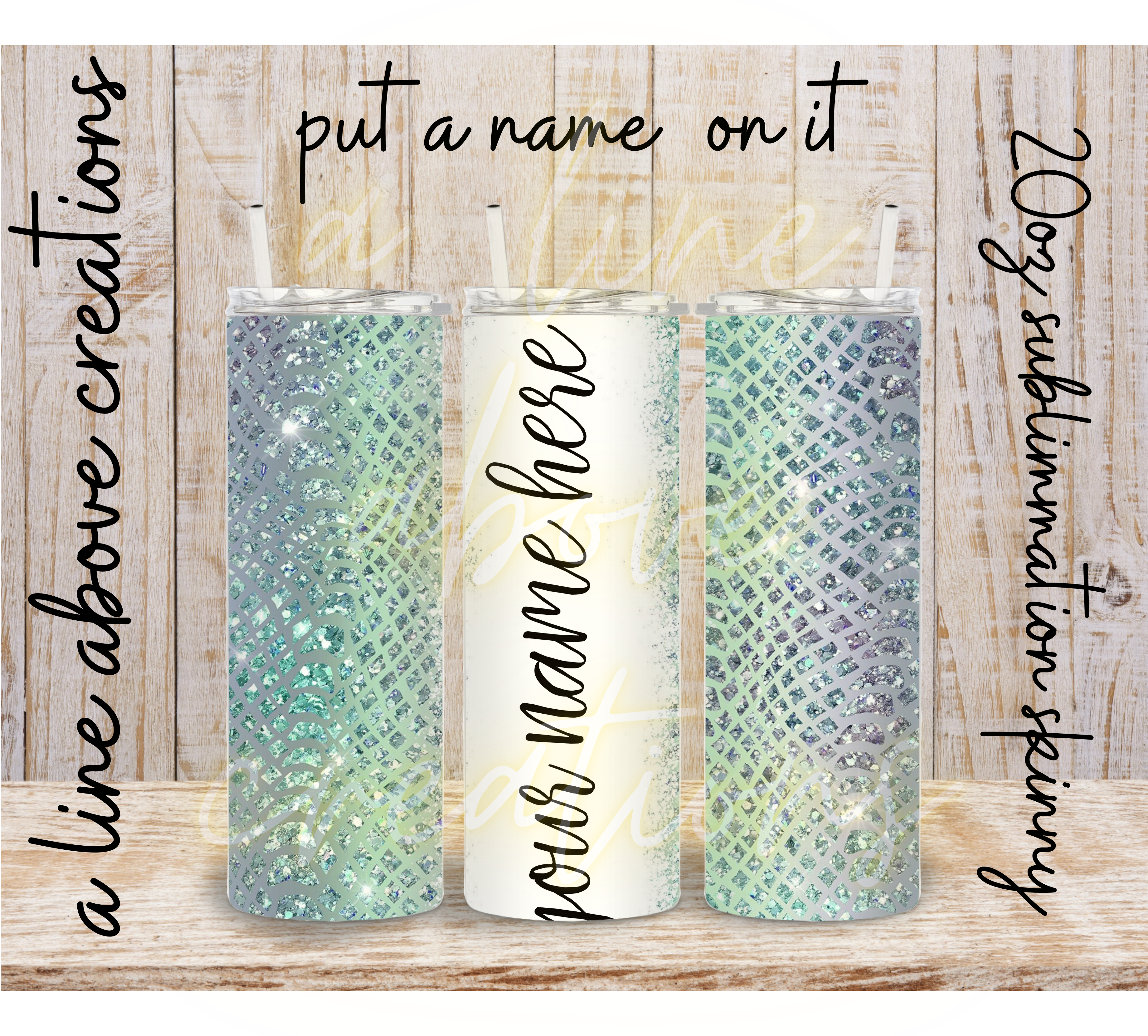 Put your Name on It 20 oz Sublimation Tumbler
