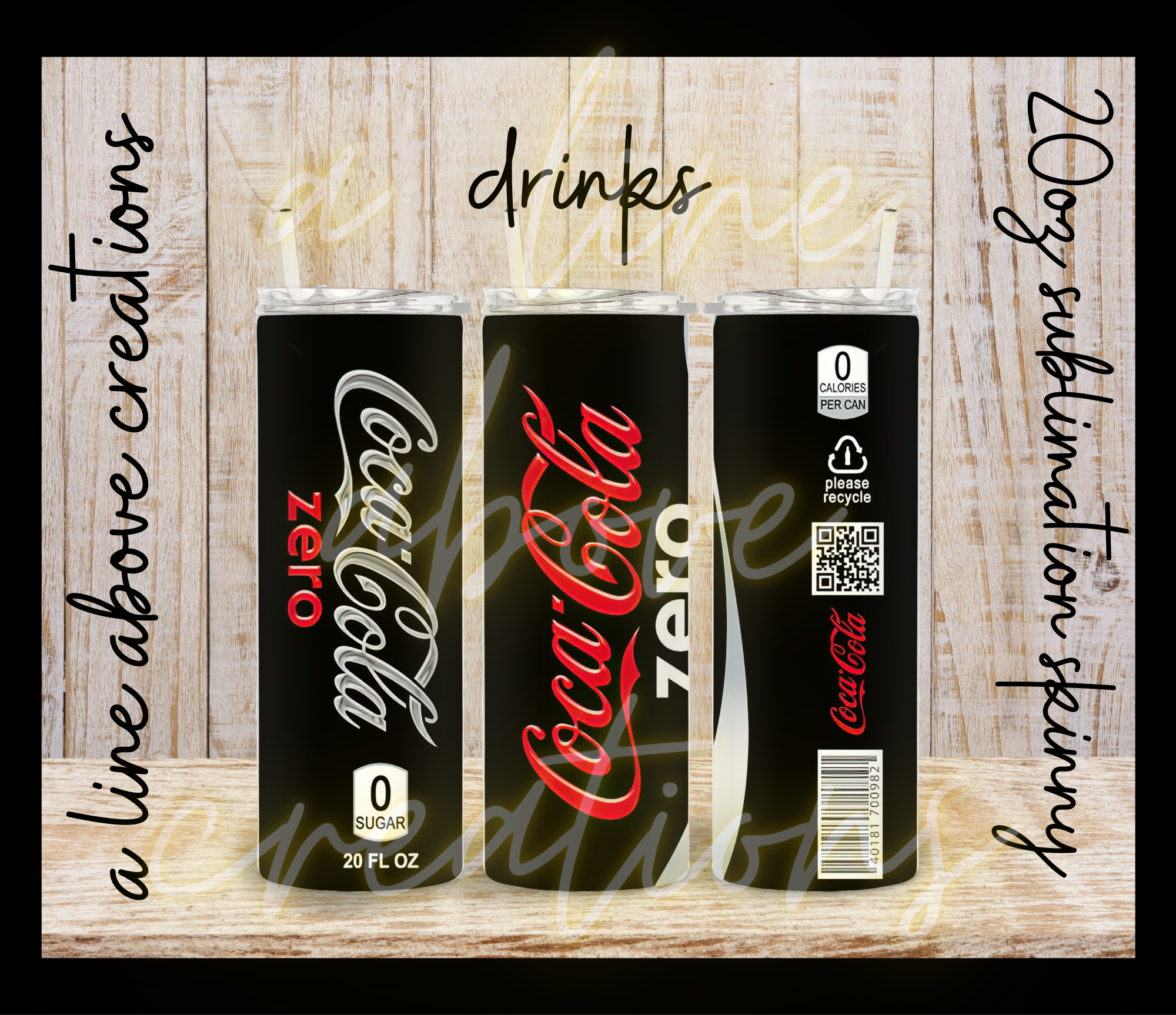 Soda/Pop 20 oz Sublimation Tumbler, Gift for Him, Gift for