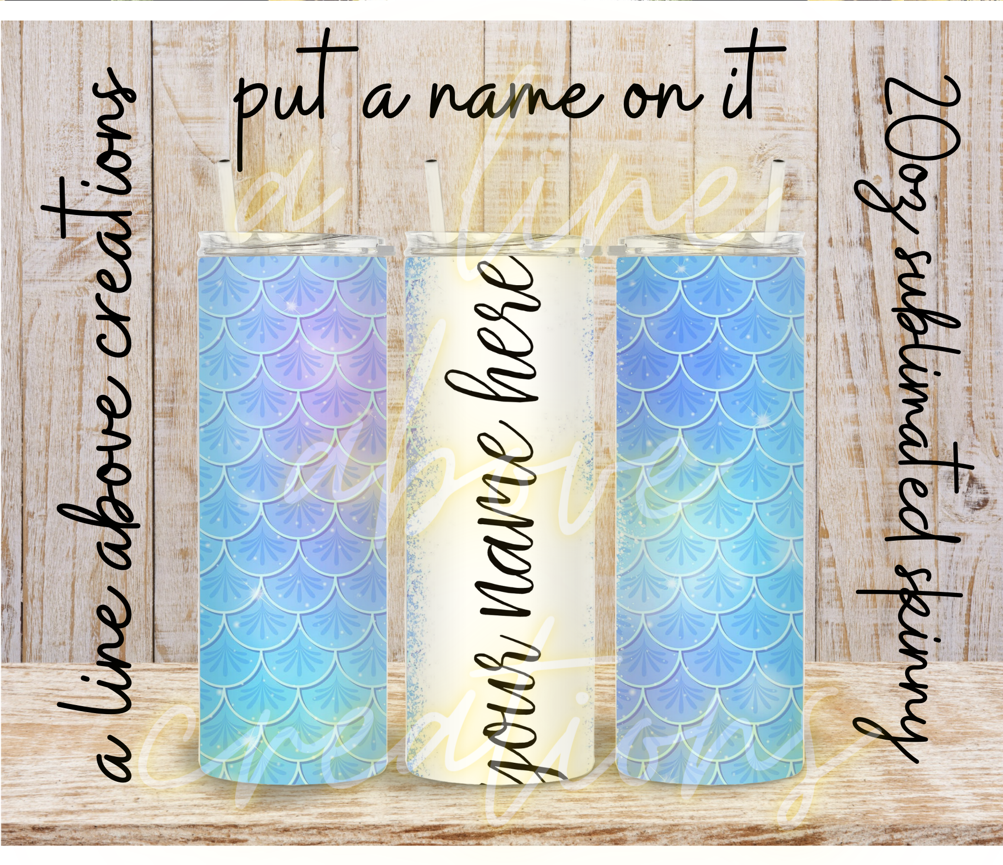 Put your Name on It 20 oz Sublimation Tumbler
