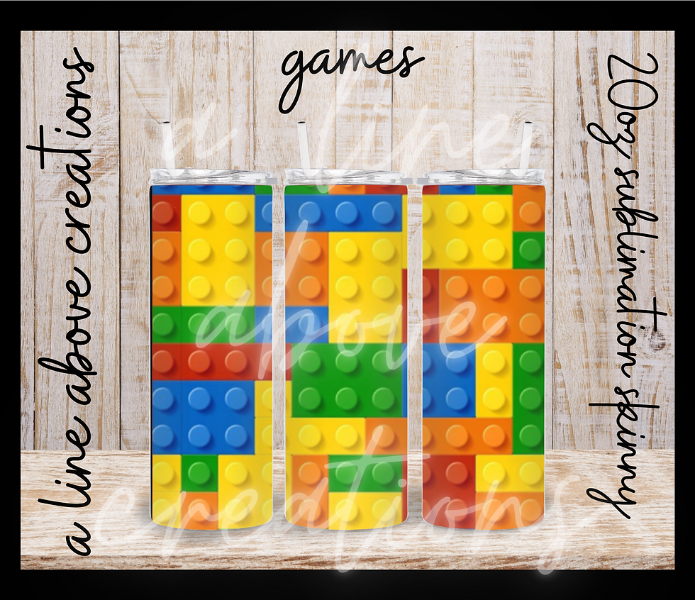 Thumbnail: Games Sublimation Tumbler, Gift for Him, Gift for Her