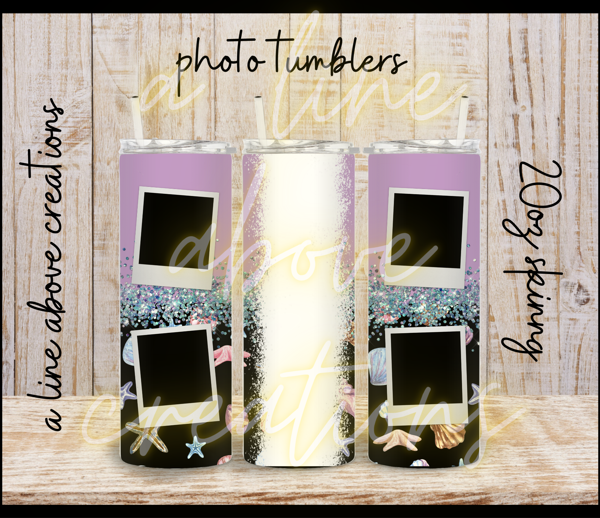Photo Customizable 20 oz Sublimation Tumbler, Gift for Him, Gift for Her