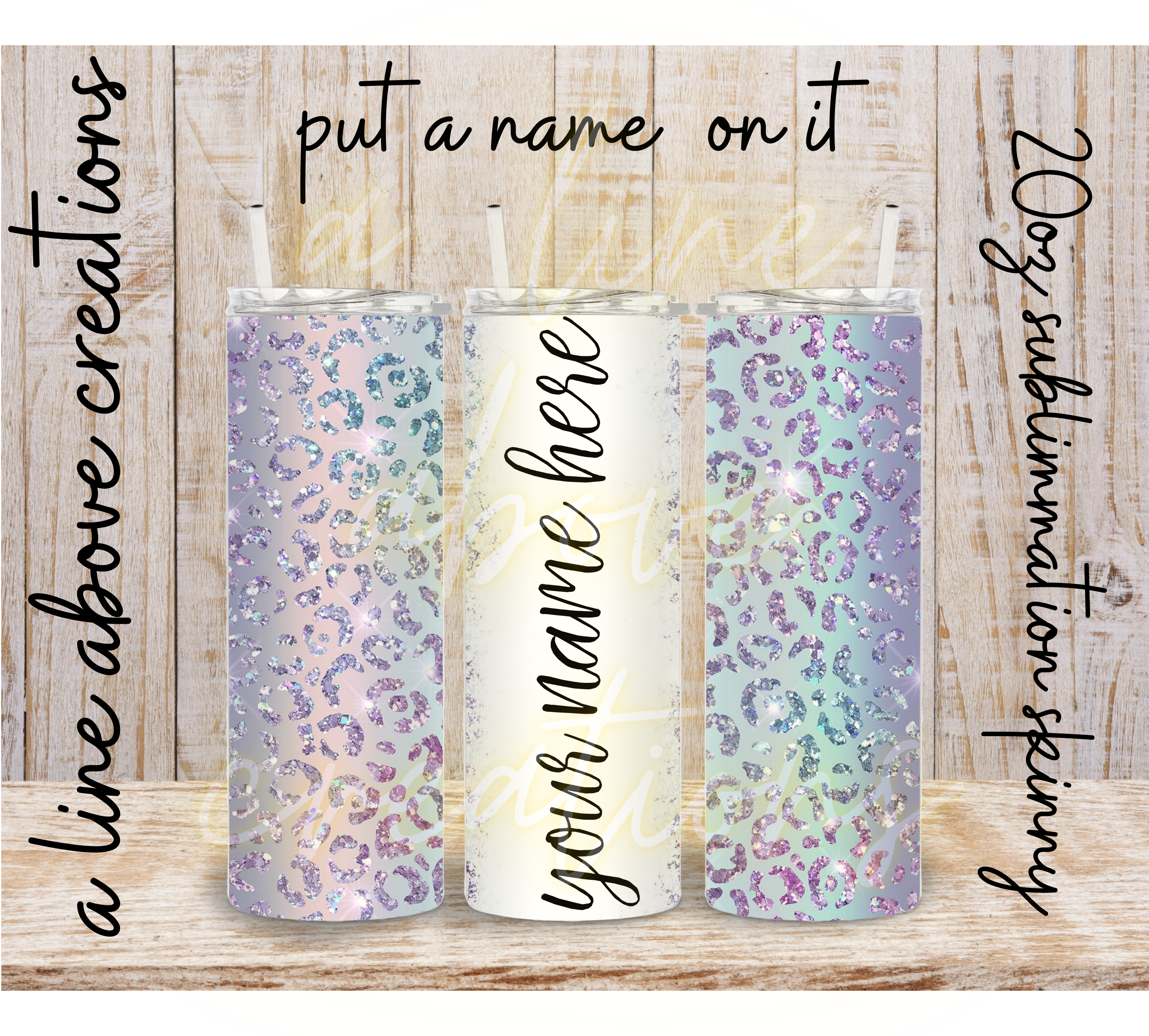 Put your Name on It 20 oz Sublimation Tumbler