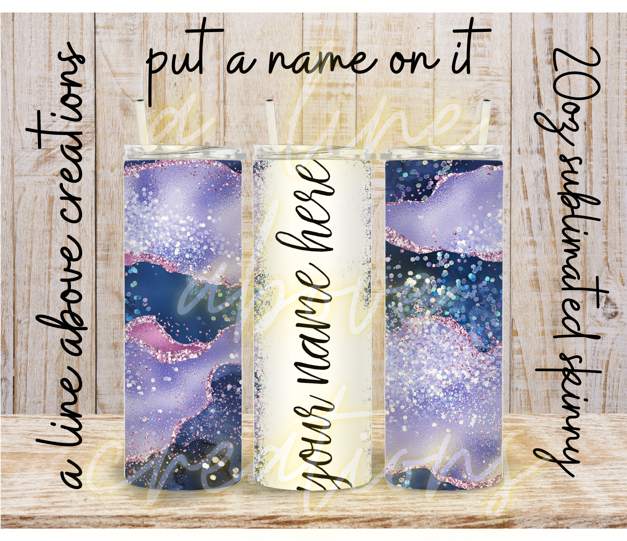 Put your Name on It 20 oz Sublimation Tumbler
