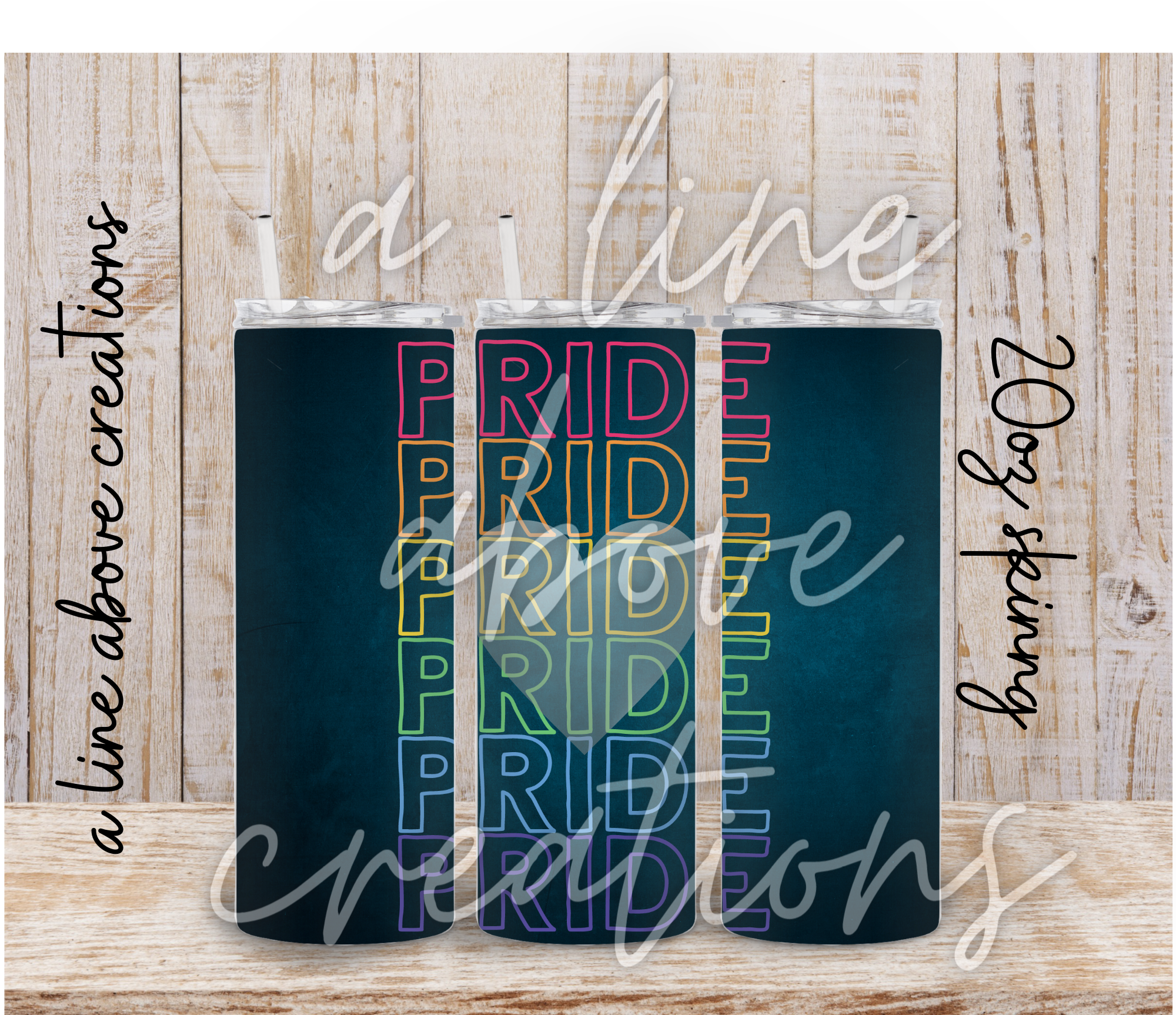 LGBTQ Pride 20oz Sublimation Tumbler, Gift for Him, Gift for Her
