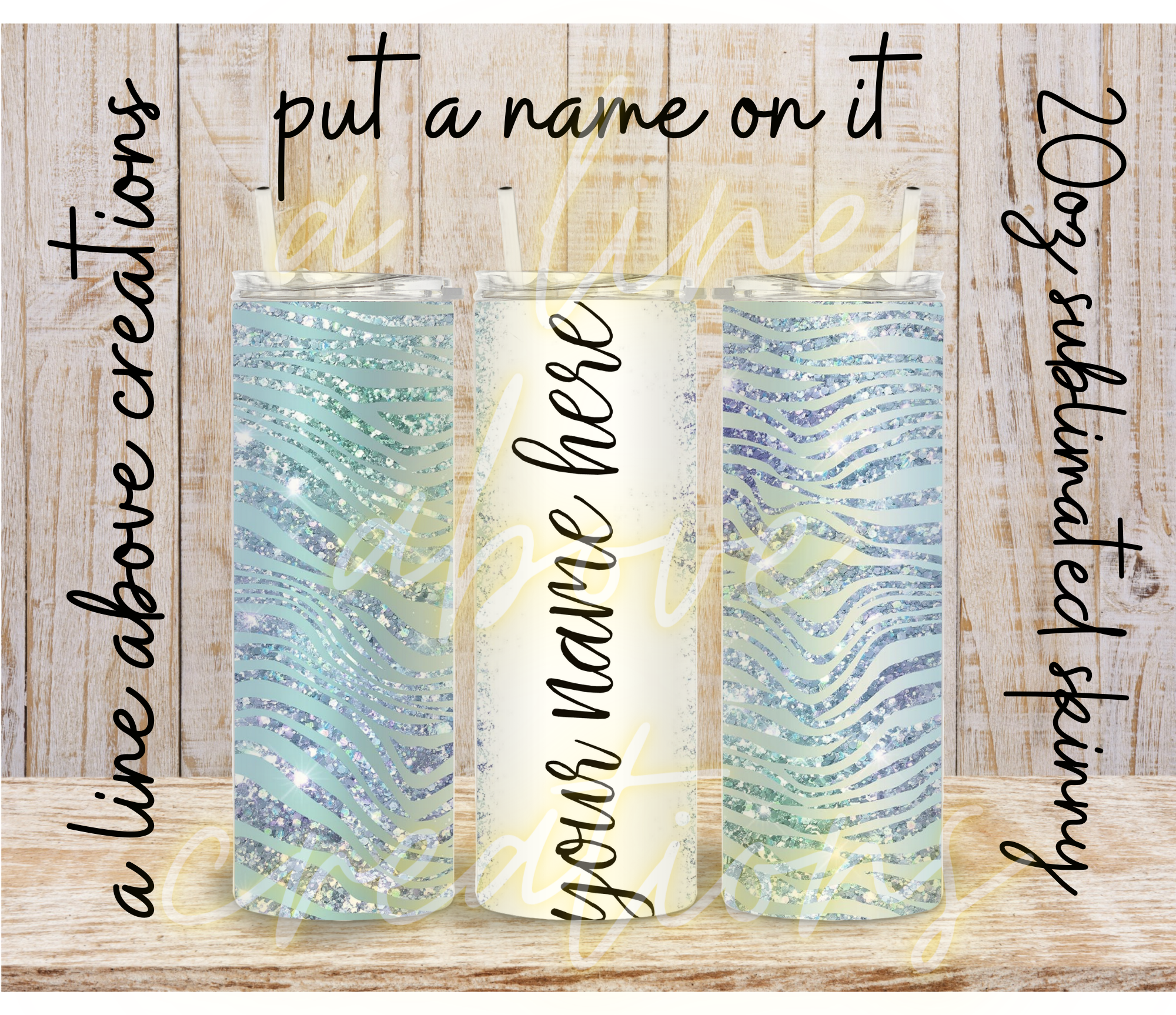 Put your Name on It 20 oz Sublimation Tumbler
