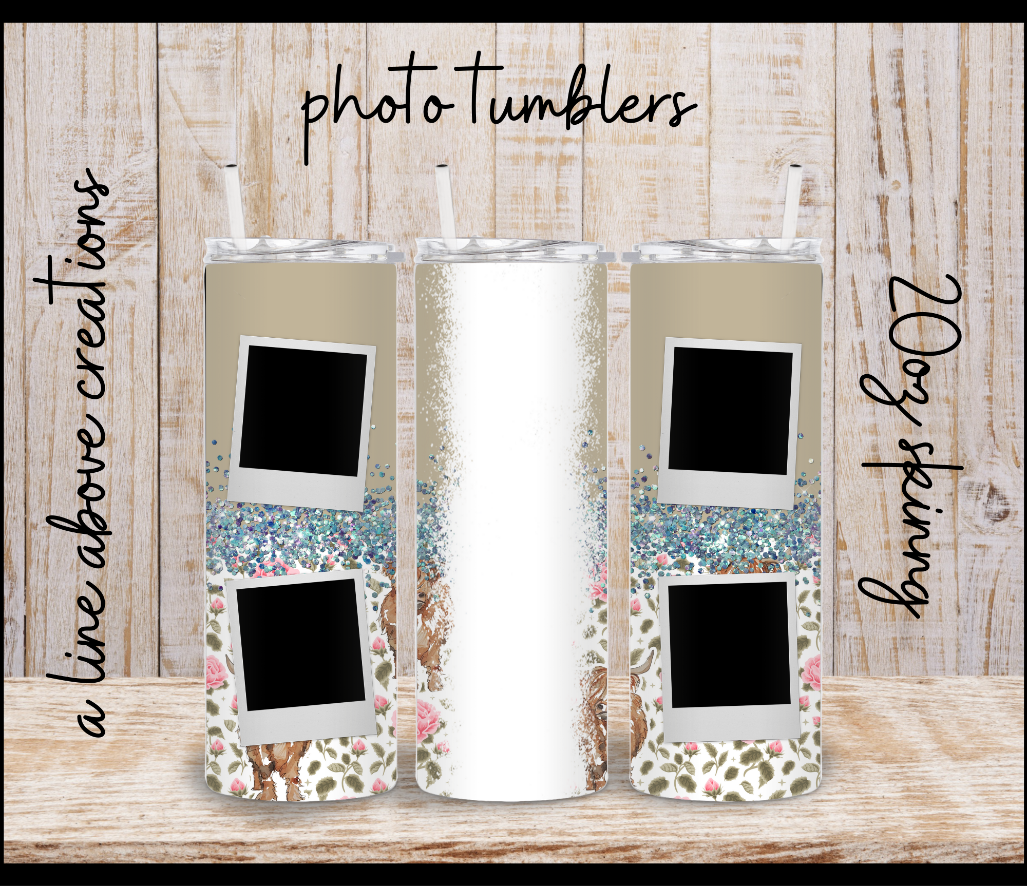 Photo Customizable 20 oz Sublimation Tumbler, Gift for Him, Gift for He