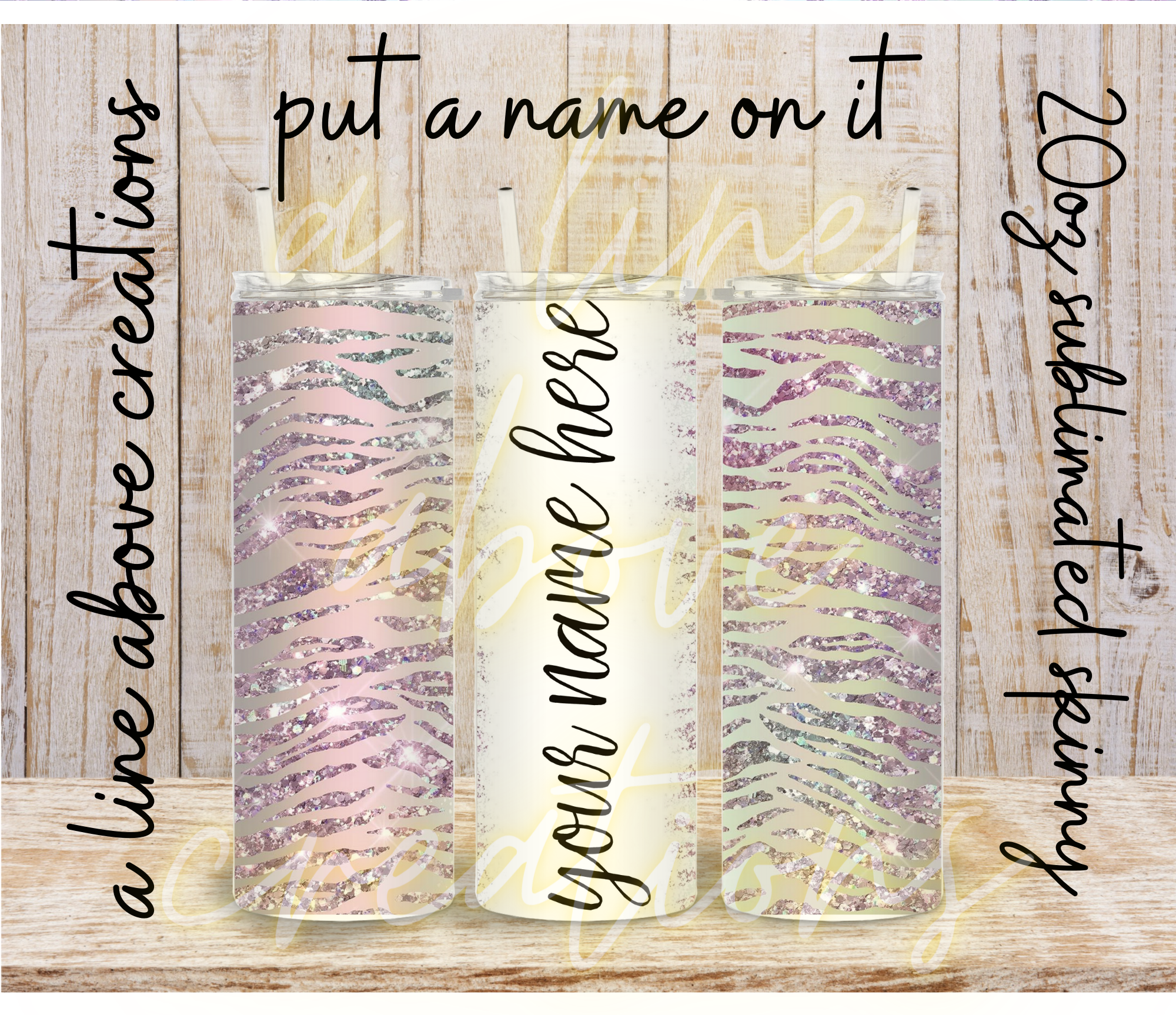 Put your Name on It 20 oz Sublimation Tumbler