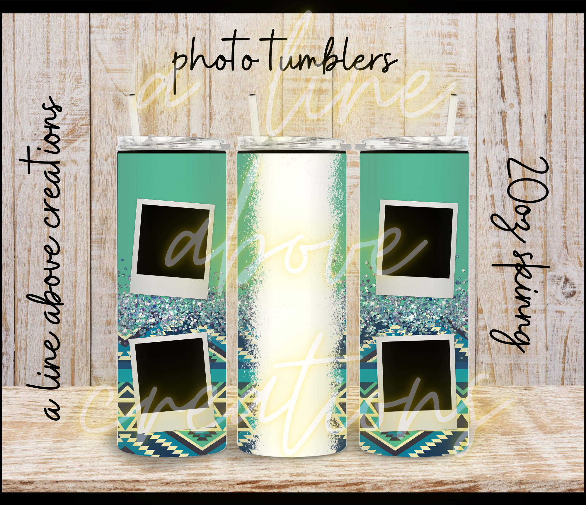 Photo Customizable 20 oz Sublimation Tumbler, Gift for Him, Gift for He