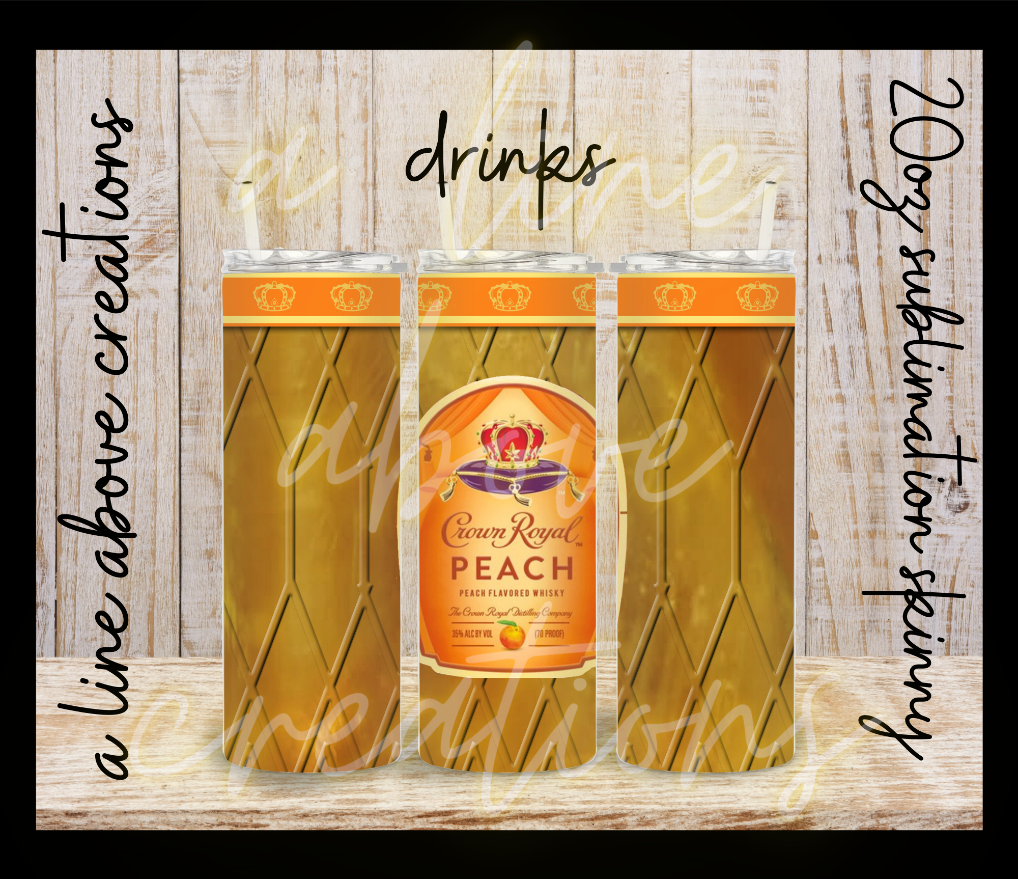 Liquor 20 oz Sublimation Tumbler, Gift for Him, Gift for Her