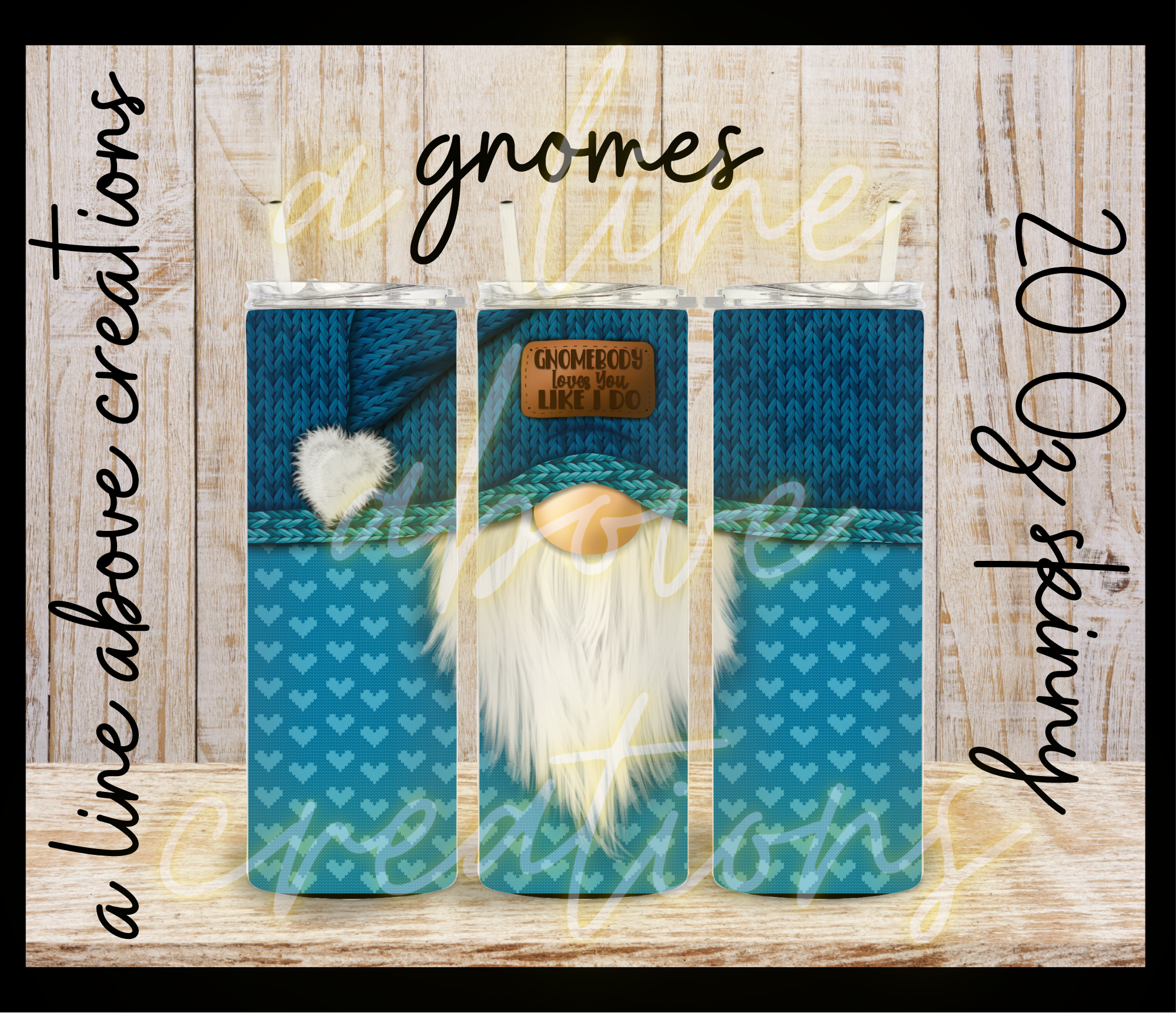 Gnome Coffee Sublimation Tumbler, Gift for Him, Gift for Her