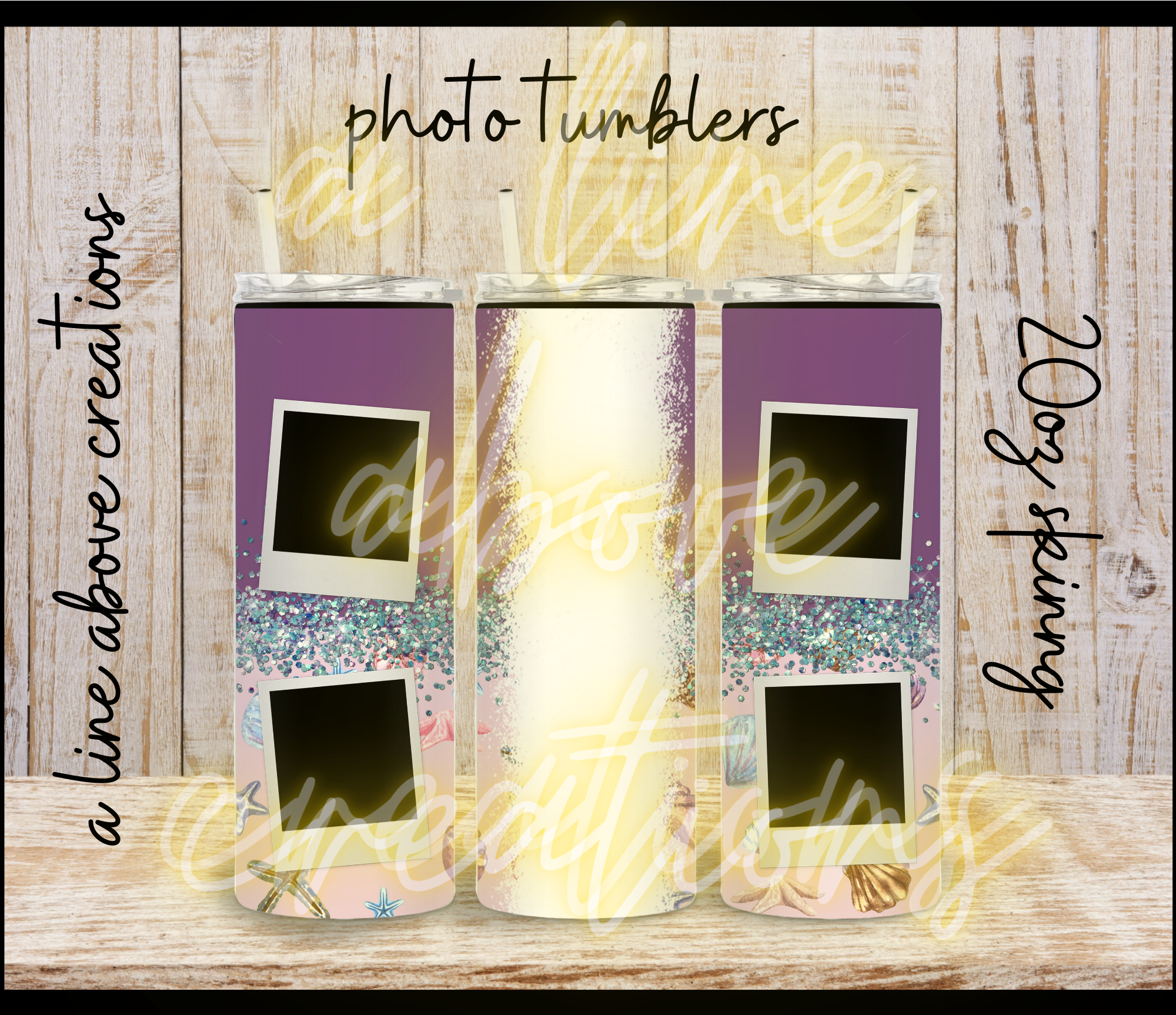 Photo Customizable 20 oz Sublimation Tumbler, Gift for Him, Gift for Her
