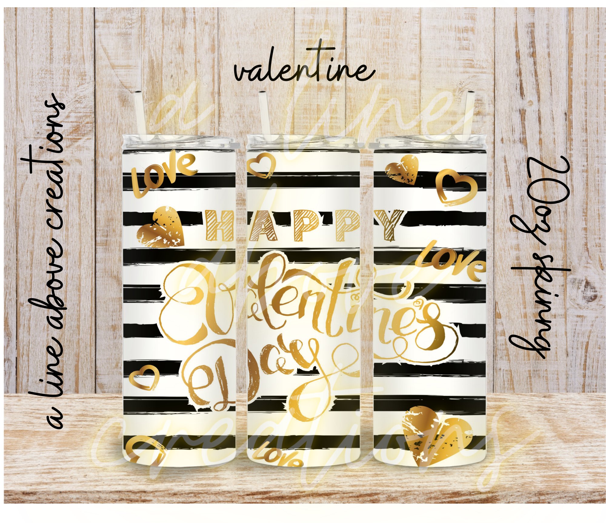 Valentine 20oz Sublimation Tumbler, Gift for ,Him, Gift for Her