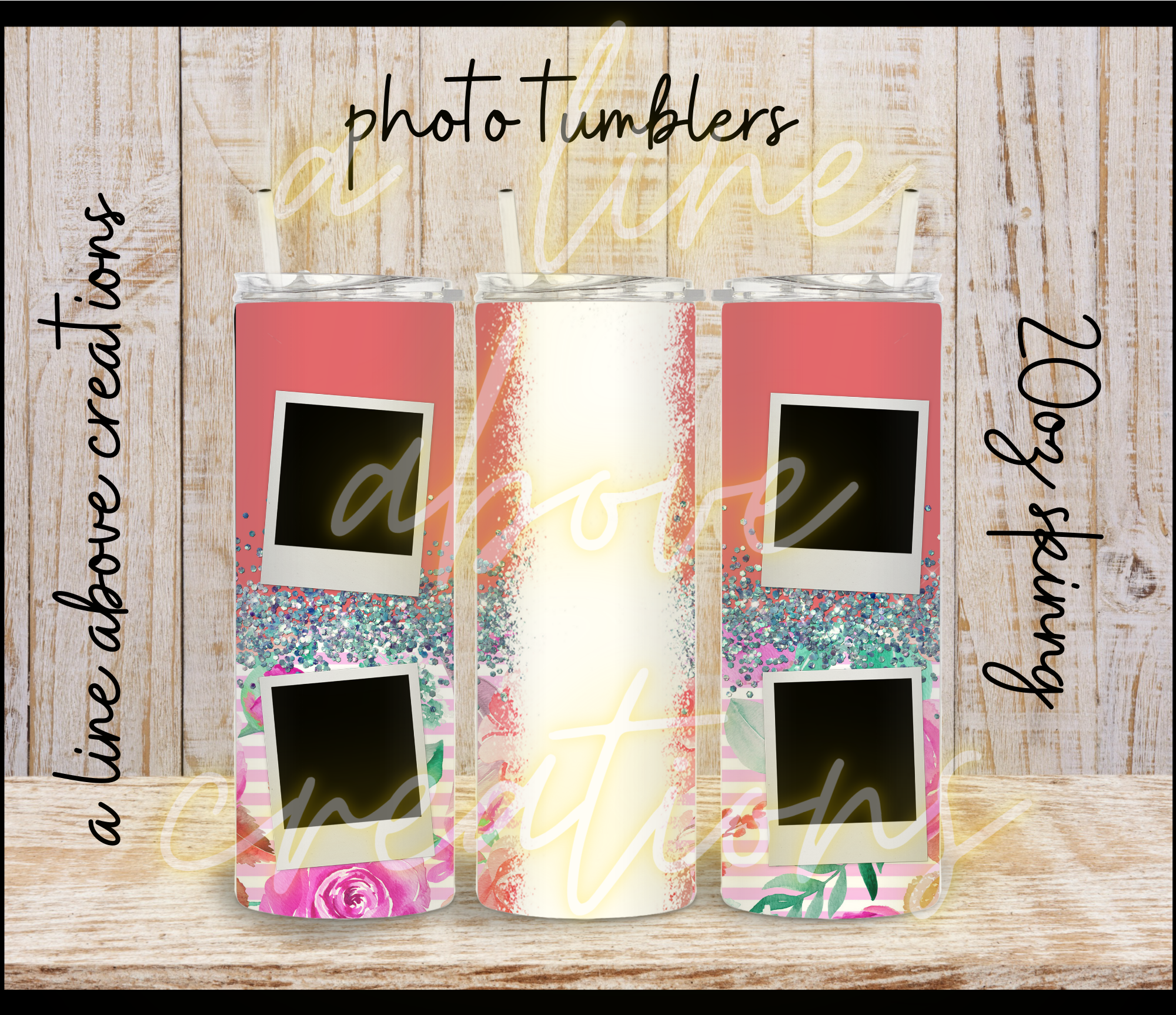 Photo Customizable 20 oz Sublimation Tumbler, Gift for Him, Gift for He