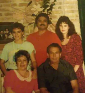 Me, My dad, Cathy and my grandparents