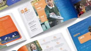 Designing the 2024/25 Impact Report for The Queen’s Club Foundation