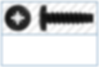 Cross Recess (Z) Pan Plas-Fix 60 Screw