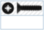 Cross Recess (Z) Countersunk Type F D