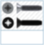 Cross Recess (Z) Countersunk DIN 7500