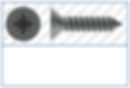 Cross Recess (Z) Countersunk Type C D