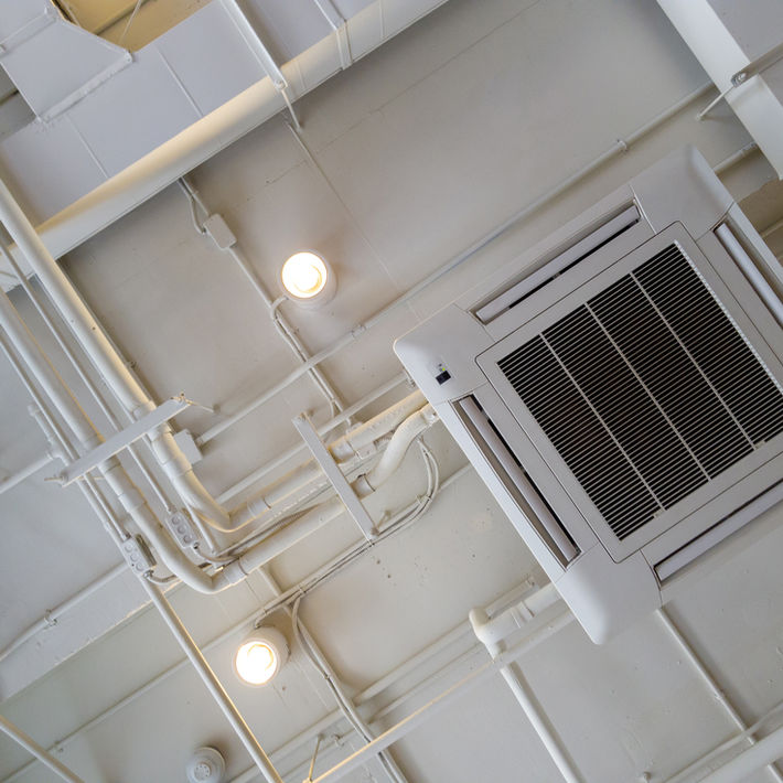 Installation Cassette Type Air Conditioner Unit