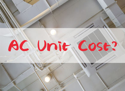 What is the estimated cost to install an AC unit?  