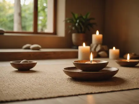     A cozy space for meditation and self-reflection.