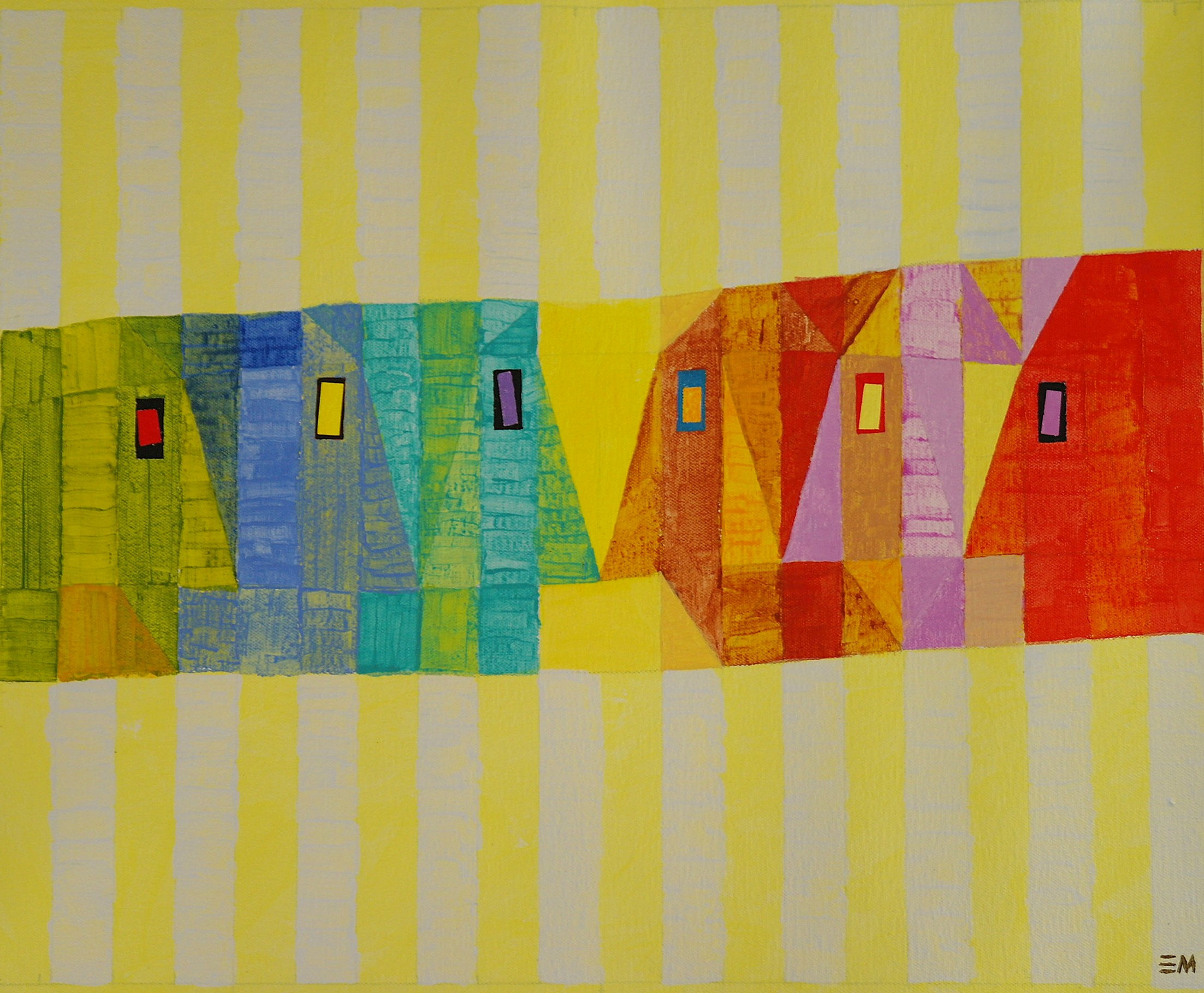 "Chromatic dialog #73" par Enido Michelini