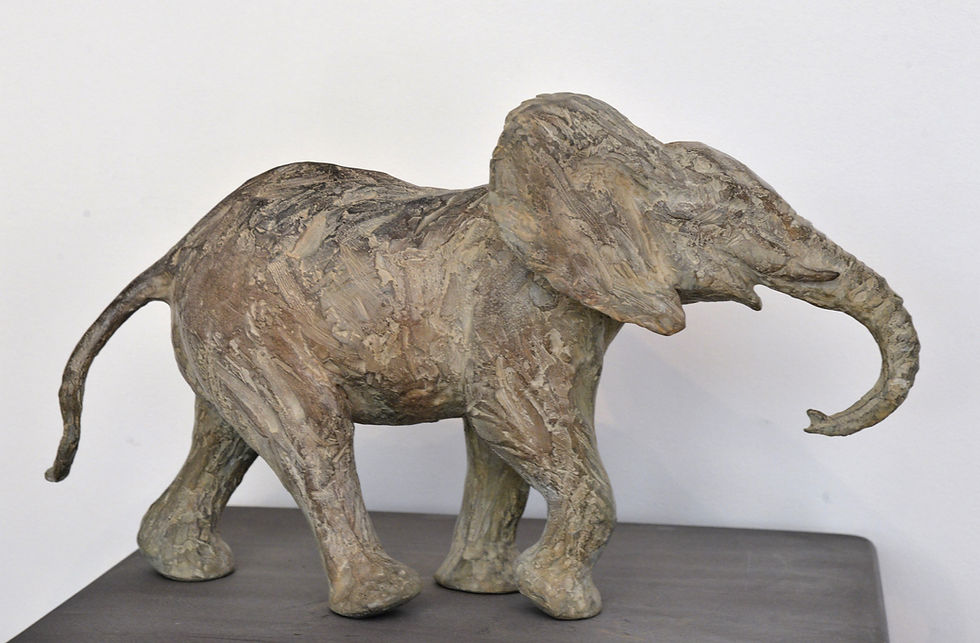 Thumbnail: "Eléphant V" par Isabelle Carabantes