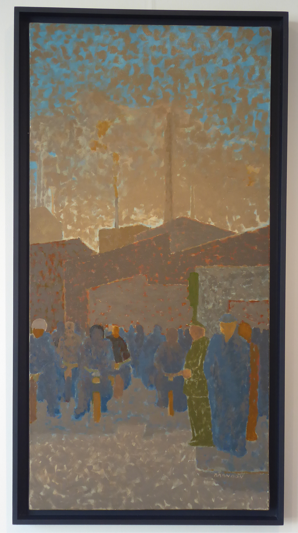 Thumbnail: "Leaving the Factory" by Frederic Brandon