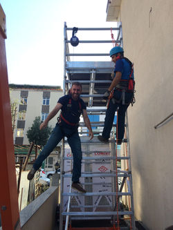 Mobil Eğitim Aracı Yüksekte Çalışma