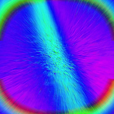 4 am Rücken und im Kreis 4 zuhause bunte Animation