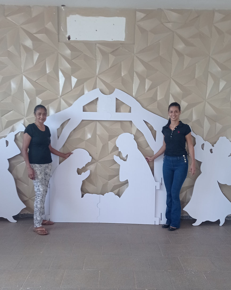 Miniatura: PRESÉPIO COMPLETO TAMANHO REAL 2.40M X 15M PARA JARDIM