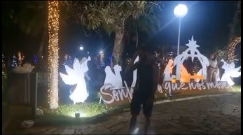 Miniatura: PRESÉPIO COMPLETO TAMANHO REAL 2.40M X 15M PARA JARDIM