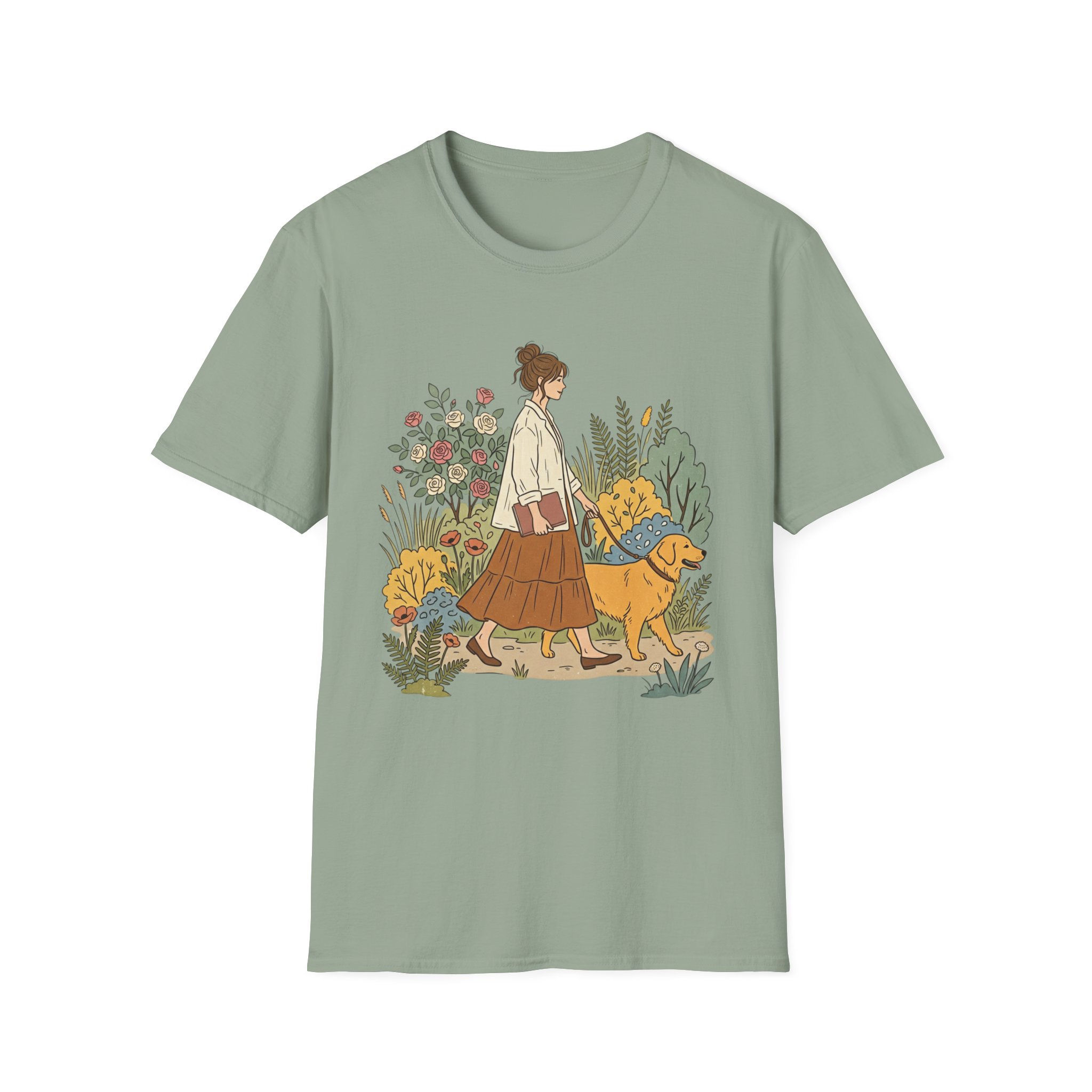 "Golden hours with my golden retriever" - T-shirt