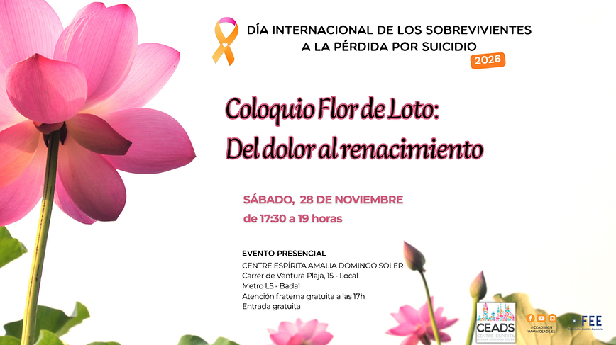 Coloquio Flor de Loto:
Del dolor al renacimiento